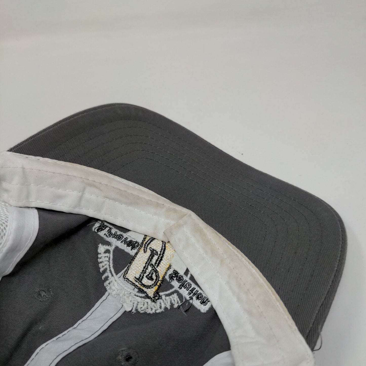 Phillips & Jordan Snapback Mesh Back Trucker Hat Gray One Size Colorblock