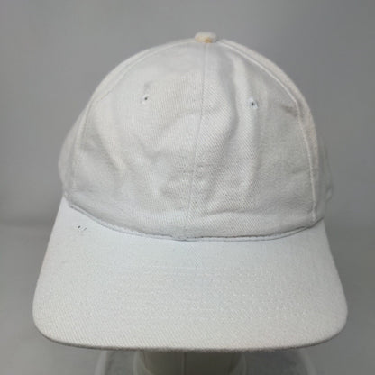 KC Snapback Hat Cream OSFA Adjustable Vented Holes 6 Panel Blank