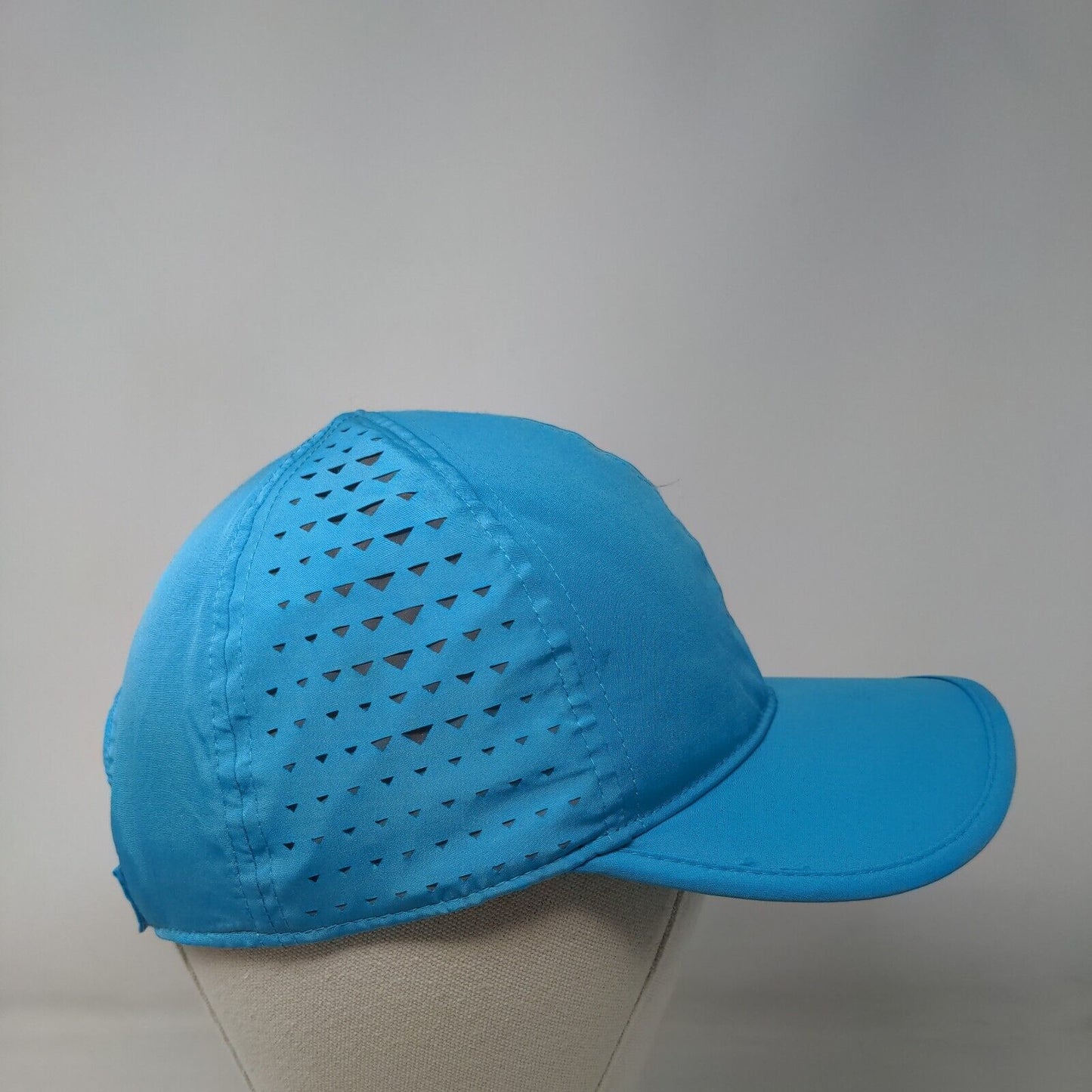 Unbranded Strapback Hat Blue One Size Adjustable Breathable 6 Panel Blank