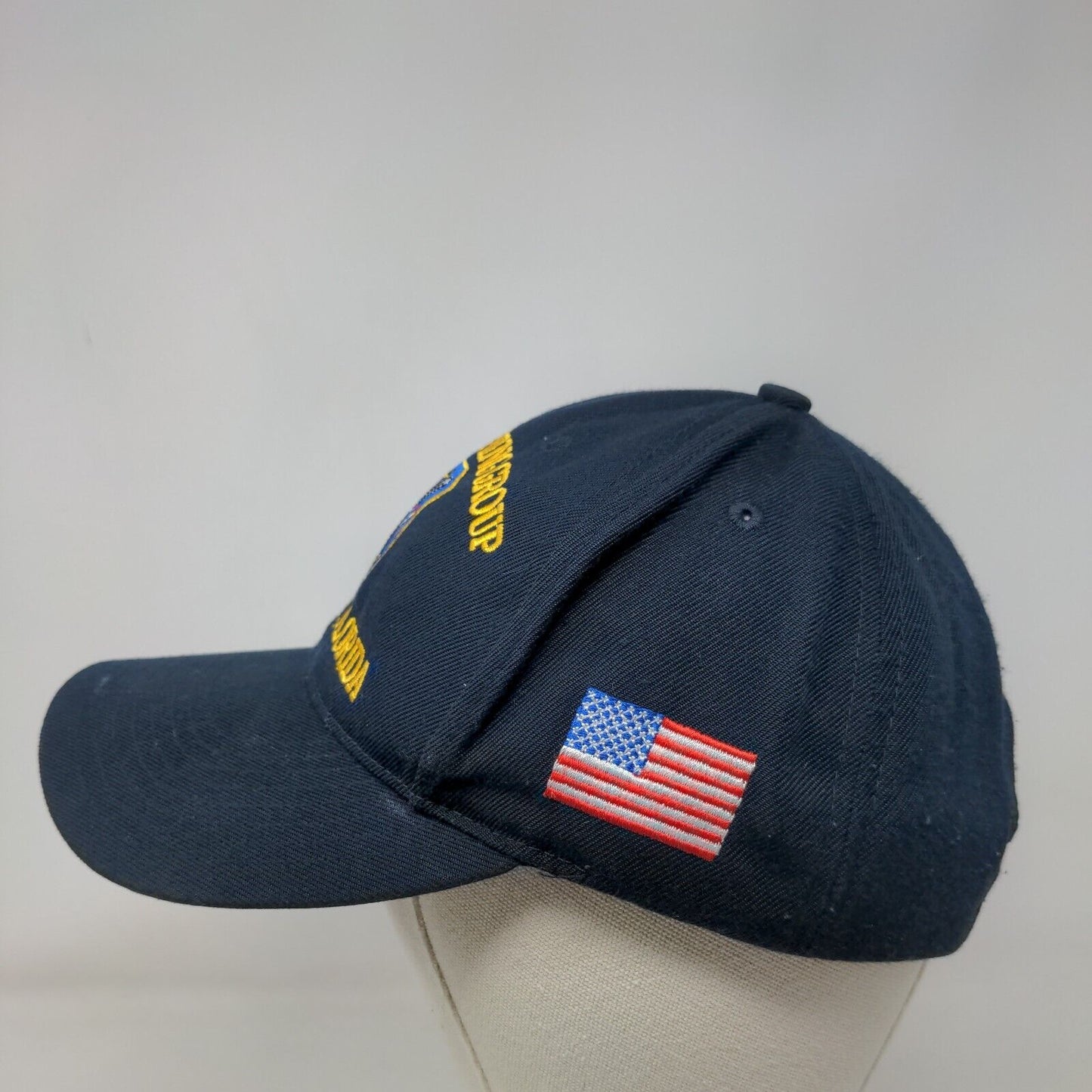 Afloat Training Group Mayfort Florida Strapback Hat Blue One Size Embroidered