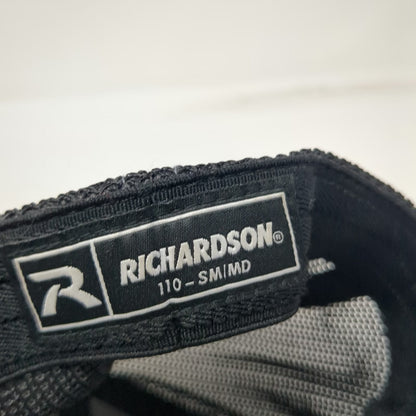 Richardson Baseball Cap Gray M Turbo Performance Products Mesh Flexfit Hat