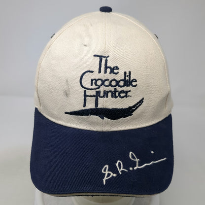 Australia Zoo Baseball Cap Beige Blue One Size Crocodile Hunter Steve Irwin Hat