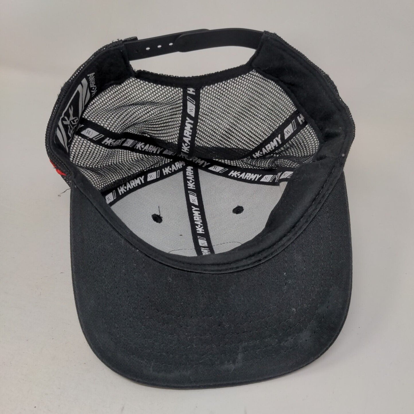 Global Takeover HK Snapback Trucker Hat Black One Size Mesh Adjustable Back
