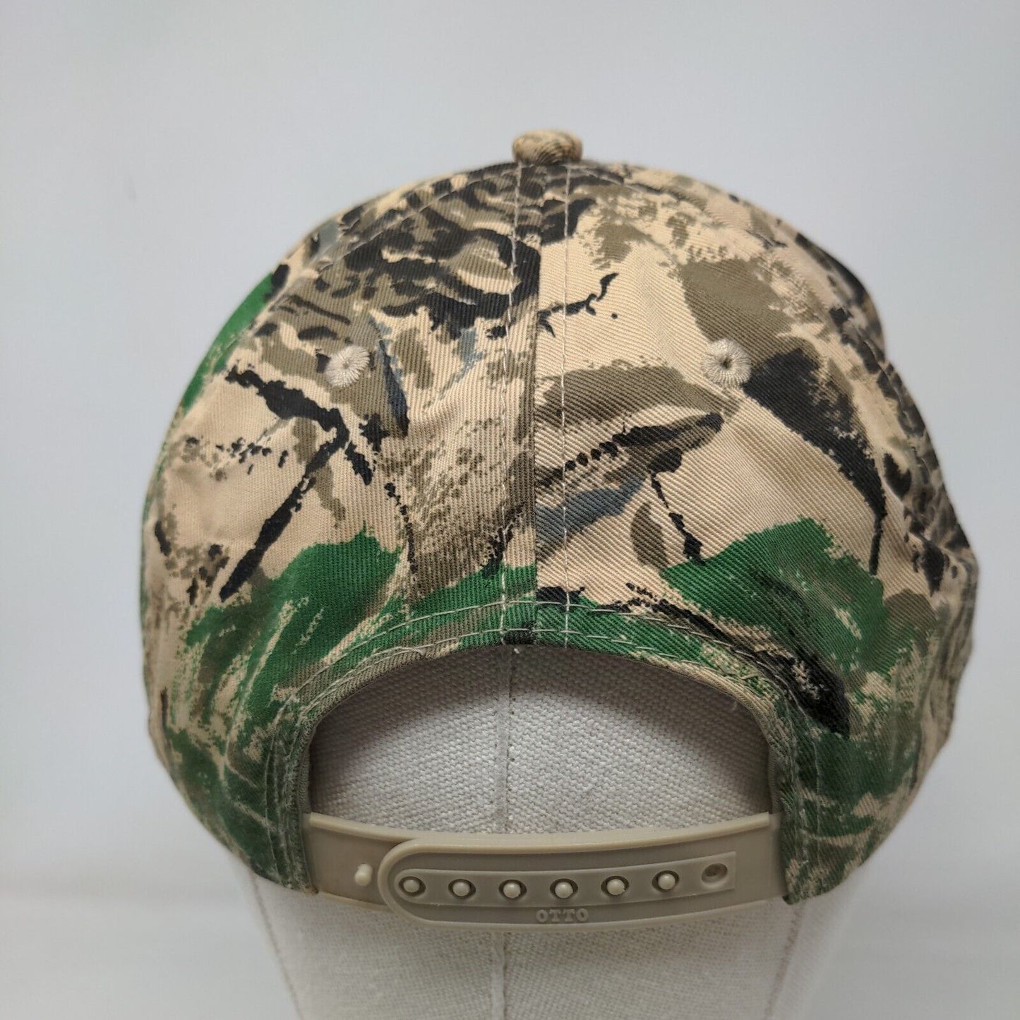 Hughes Snapback Hat Camouflage OSFM Graphic Print Adjustable Vented Holes Otto