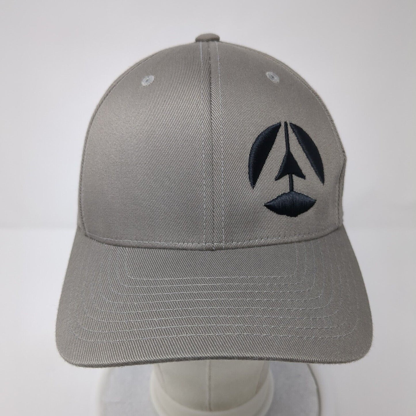 Brick House Recovery Fitted Hat Gray S/M Embroidered Flexfit Yupoong