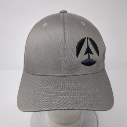 Brick House Recovery Fitted Hat Gray S/M Embroidered Flexfit Yupoong