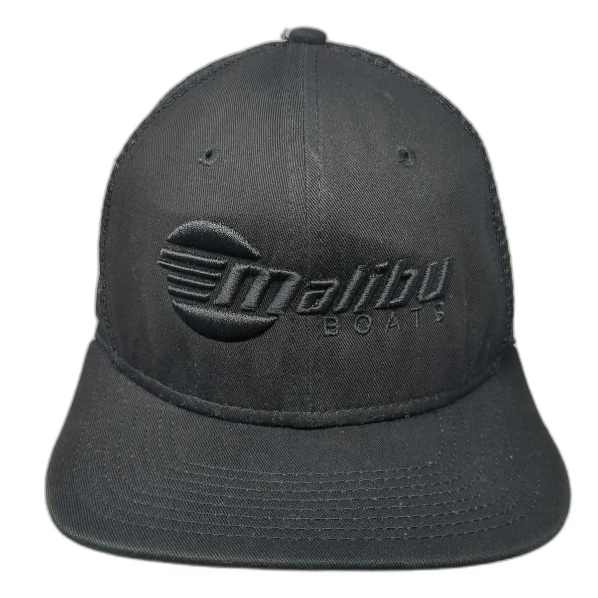 New Era Snapback Black One Size Malibu Boats Mesh Back Trucker Hat 9FIFTY