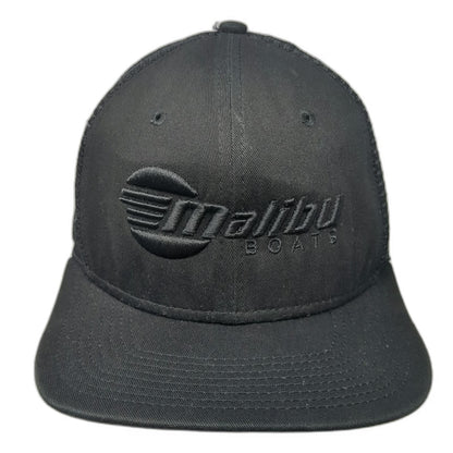 New Era Snapback Black One Size Malibu Boats Mesh Back Trucker Hat 9FIFTY