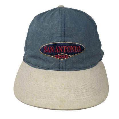 San Antonio Texas Slideback Hat Multicolor OS Adjustable Embroidered Cotton