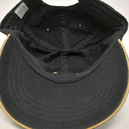 Carefree Dressage Baseball Cap Black One Size Hat Gold Adjustable Slideback Bill