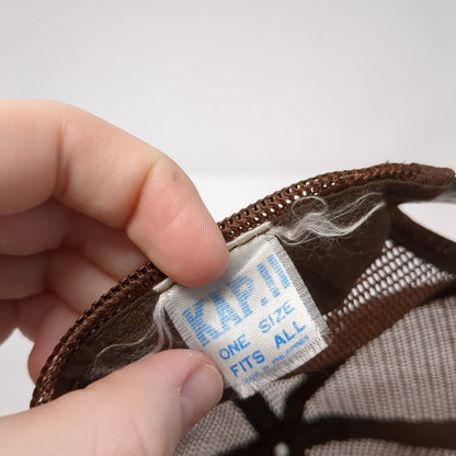 Montana Merchandising Inc Snapback Trucker Hat Brown One Size Mesh Back