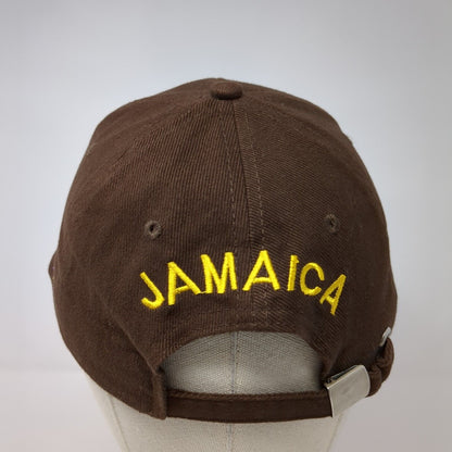 No Problem Jamaica Slideback Hat Brown One Size Adjustable Daily Caps