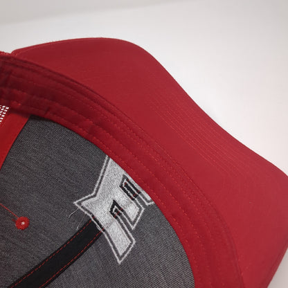E Snapback Trucker Hat Red One Size Adjustable Mesh Back 6 Panel Richardson