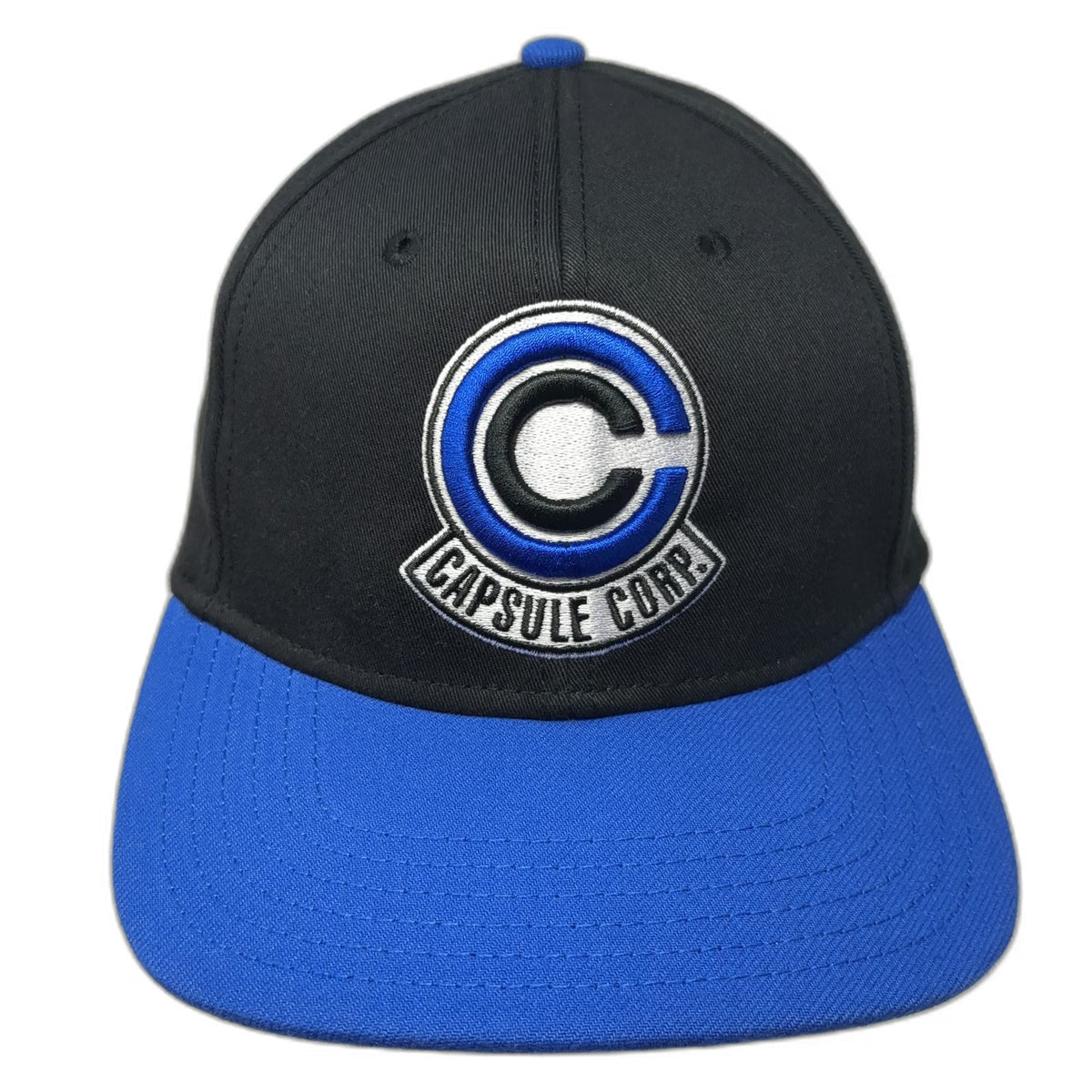 Dragon Ball Z Snapback Hat Black Blue One Size Future Trunks Capsule Corp Anime