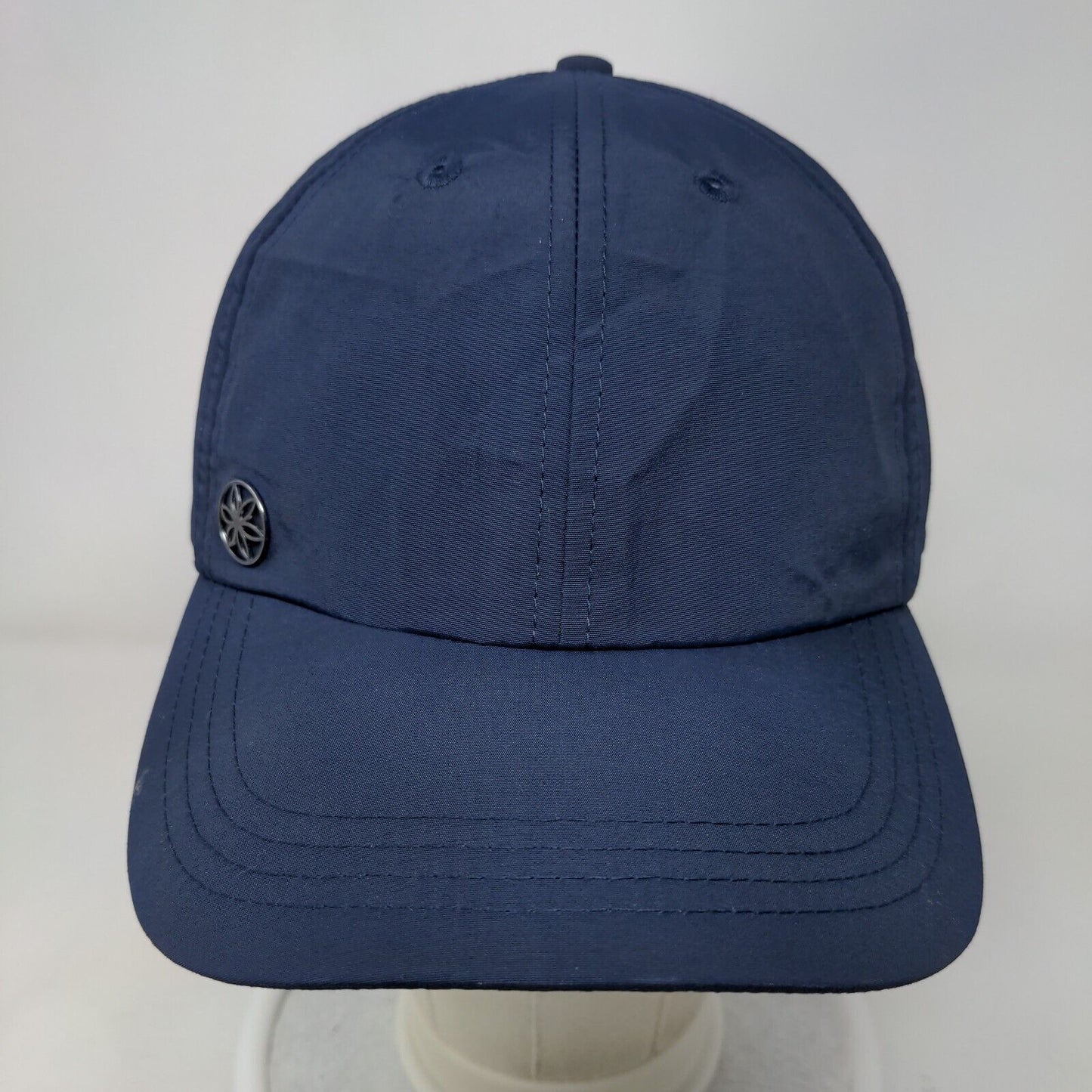 Gaiam Slideback Hat Blue One Size Adjustable Vent Holes 6 Panel