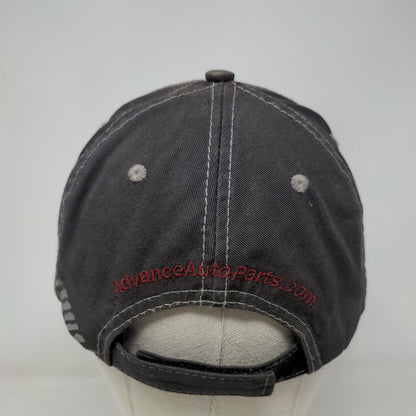 Monster Jam Advance Auto Parts Strapback Hat Gray OSFA Adjustable 6 Panel