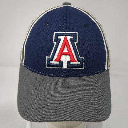 Top of the World Arizona Wildcats NCAA Cap Blue Gray One Size Fitted Hat Piping