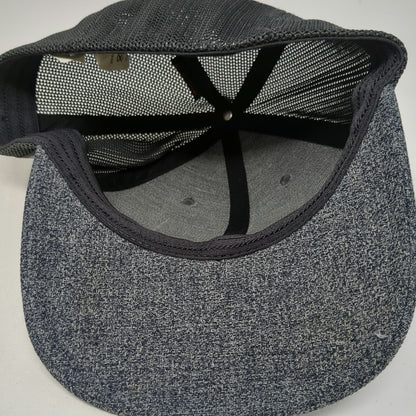 Columbia Baseball Cap Gray XL Mesh Back Stretch Fit Pine Tree Flag Outdoor Hat
