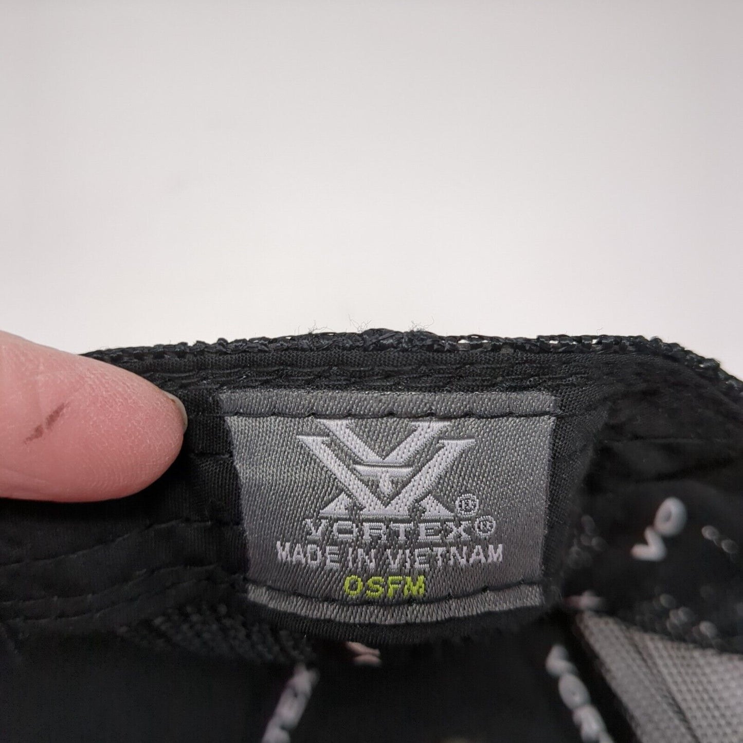 Vortex Snapback Trucker Hat Green One Size Adjustable Mesh Back 6 Panel