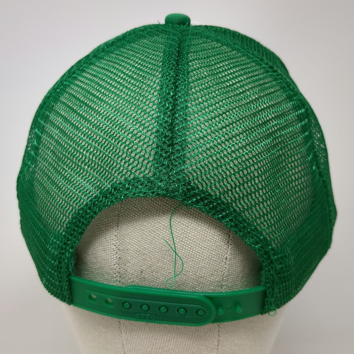 OTTO Trucker Hat Green One Size 10 Barrel Brewing Co Mesh Foam Rope Graphic