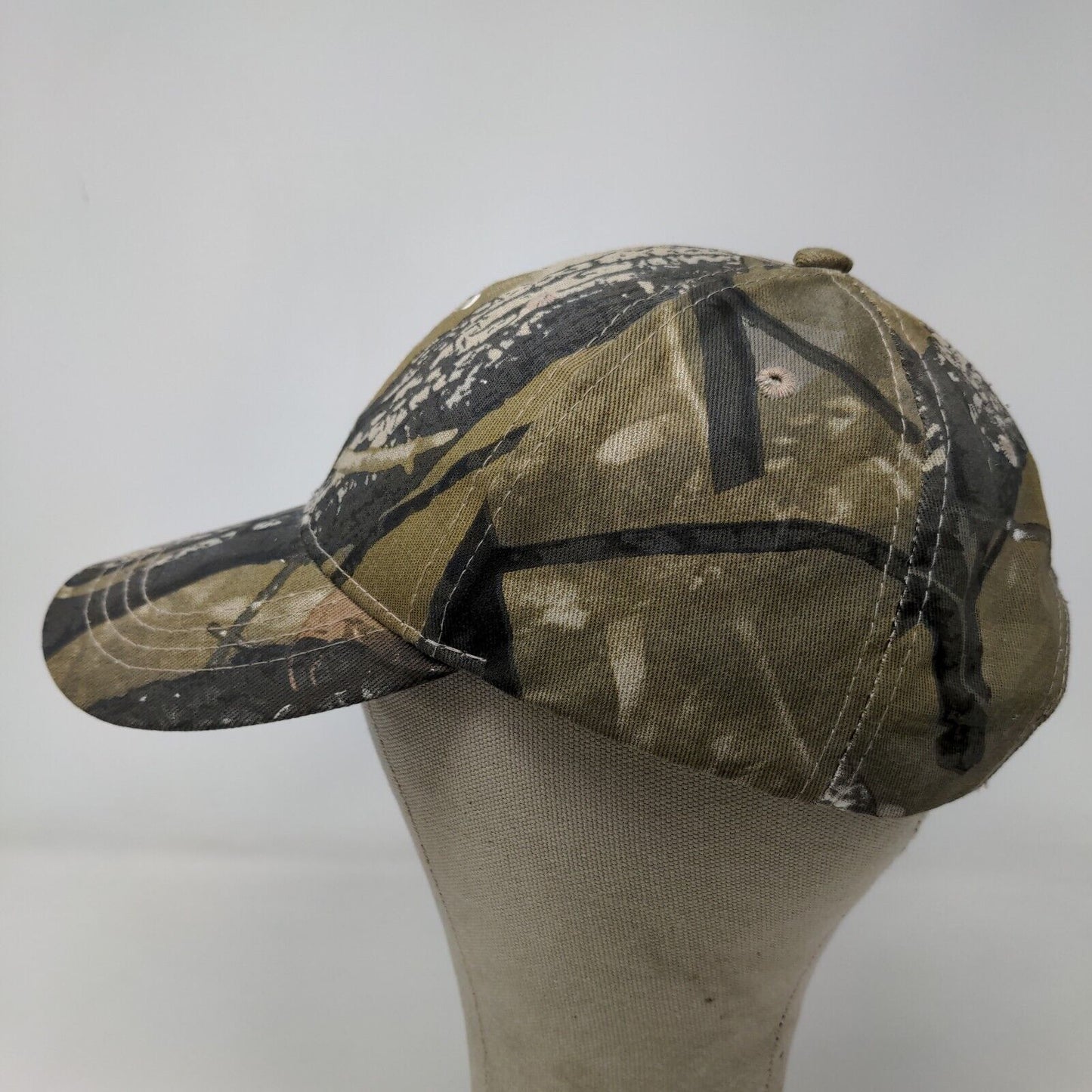 Lowe's Men's Strapback Camo Hat MVPs Embroidered Logo Adjustable