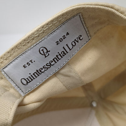 Quintessential Love Beige Hat One Size Snapback I Don't Shop I Buy Brown