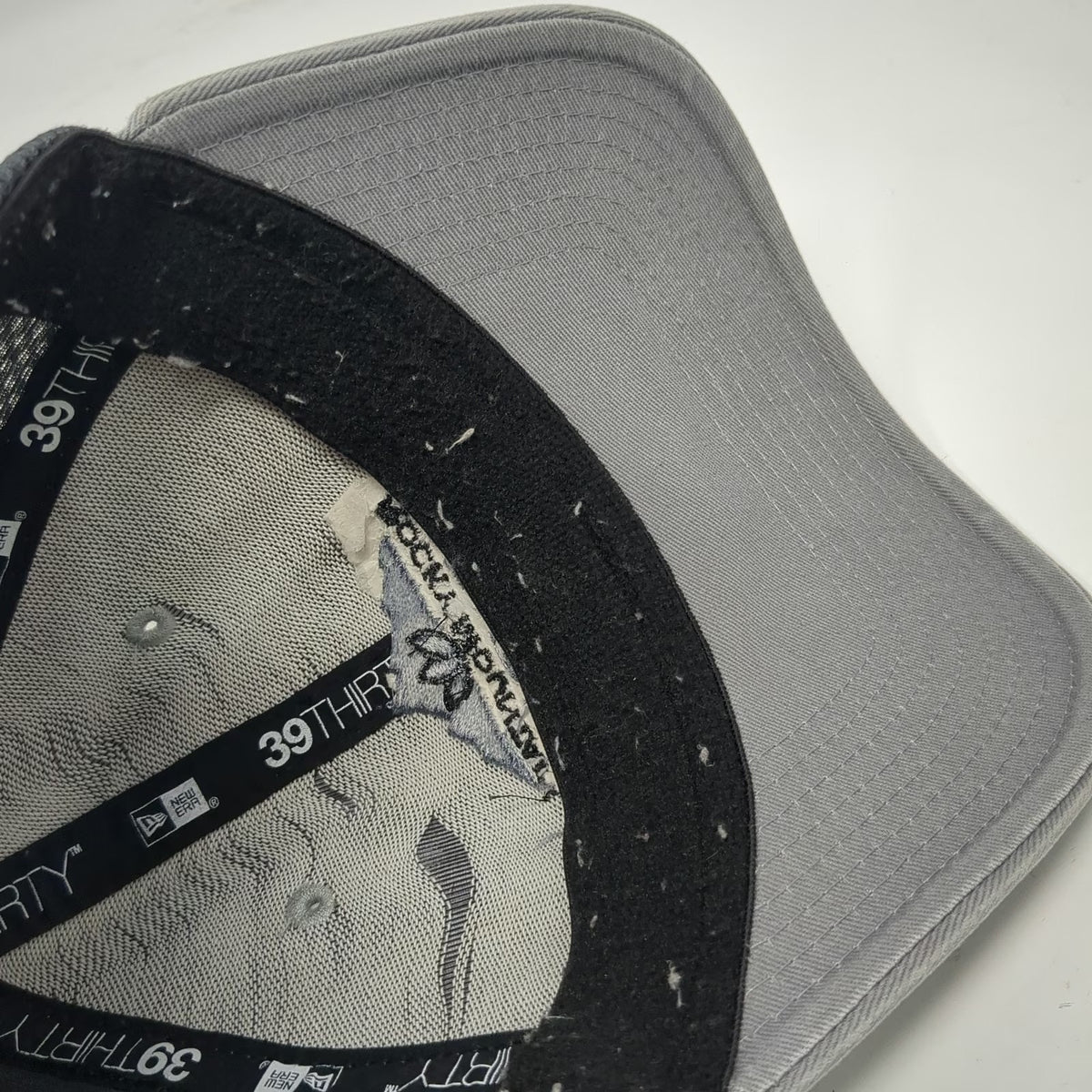 New Era Baseball Cap Gray M Rocky Mountain Agronomics Mesh Stretch Fit Hat