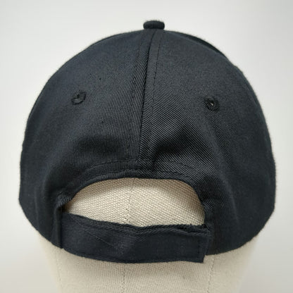 Coca-Cola Black Baseball Cap One Size Adjustable Strapback Patch Logo Drink Hat