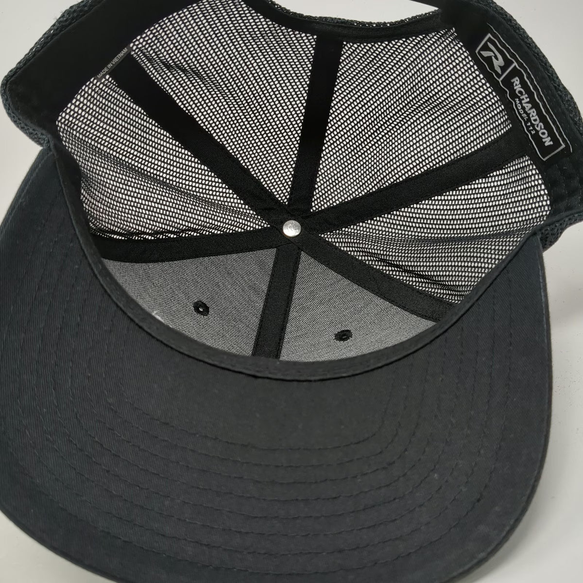 Richardson Trucker Hat One Size Boise Black Rifle AR-15 Gun Graphic Mesh Back