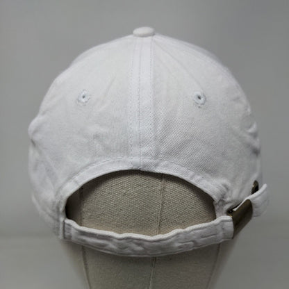 XΩ Chi Omega South by Sea Slideback Hat White OS Vented Holes 6 Panel BIG X