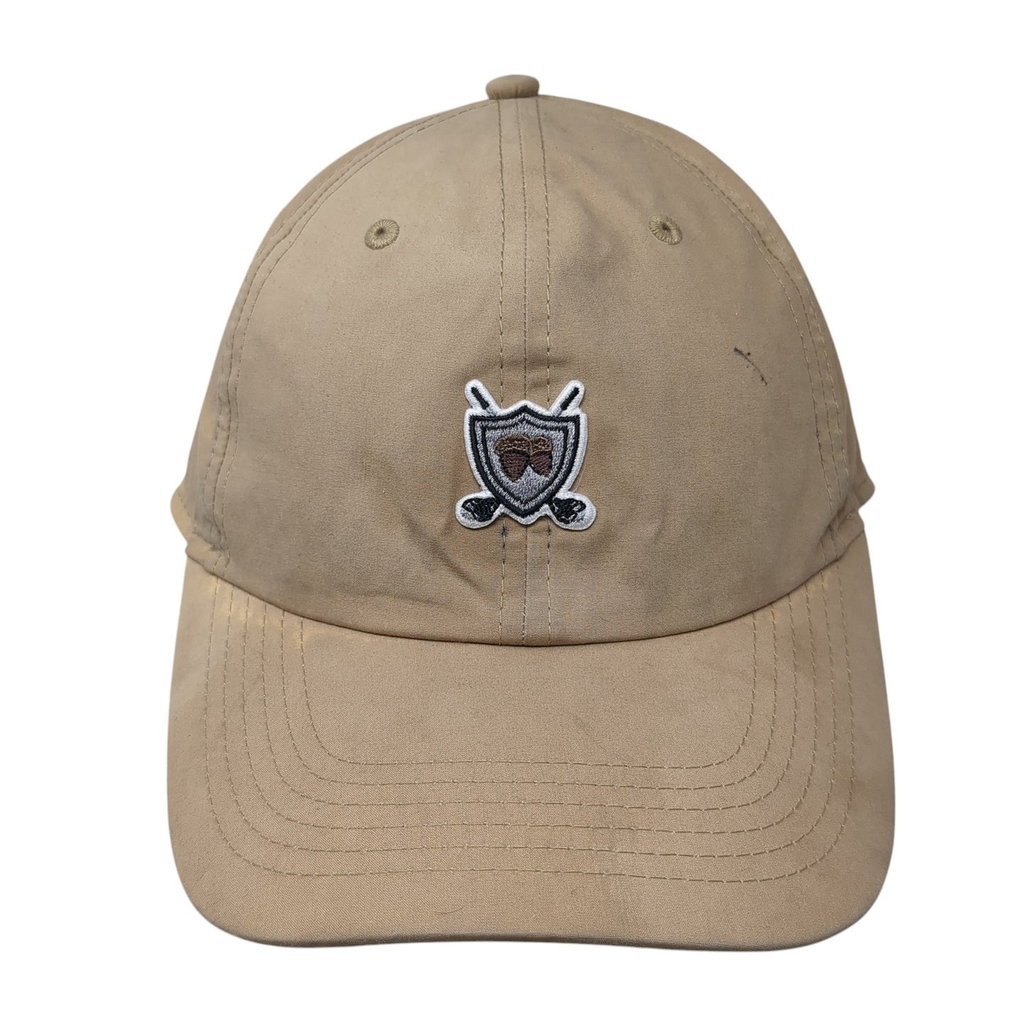 Imperial Slideback Baseball Cap Brown One Size Adjustable Embroidered 6 Panel