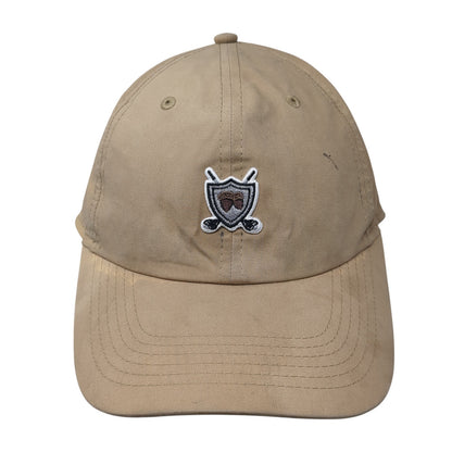 Imperial Slideback Baseball Cap Brown One Size Adjustable Embroidered 6 Panel