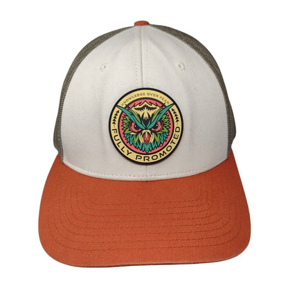 Owl Knowledge Over Fear Snapback Trucker Hat Multicolor M/L Mesh Back