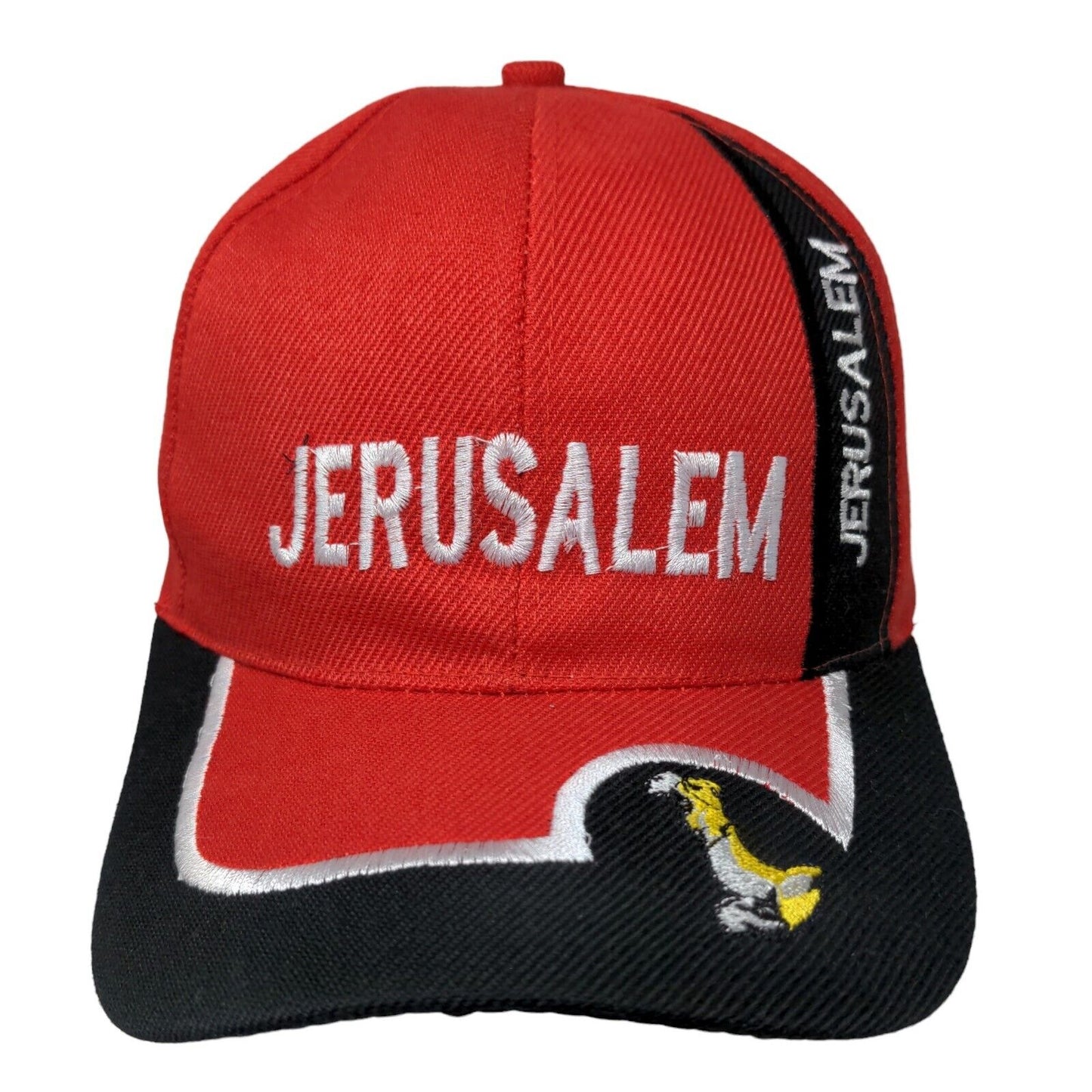 Unbranded Men's Strapback Hat Multicolor Jerusalem Embroidered Logo Adjustable