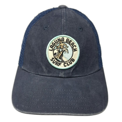 American Needle Baseball Cap Blue One Size Laguna Beach Surf Club Mesh Hat