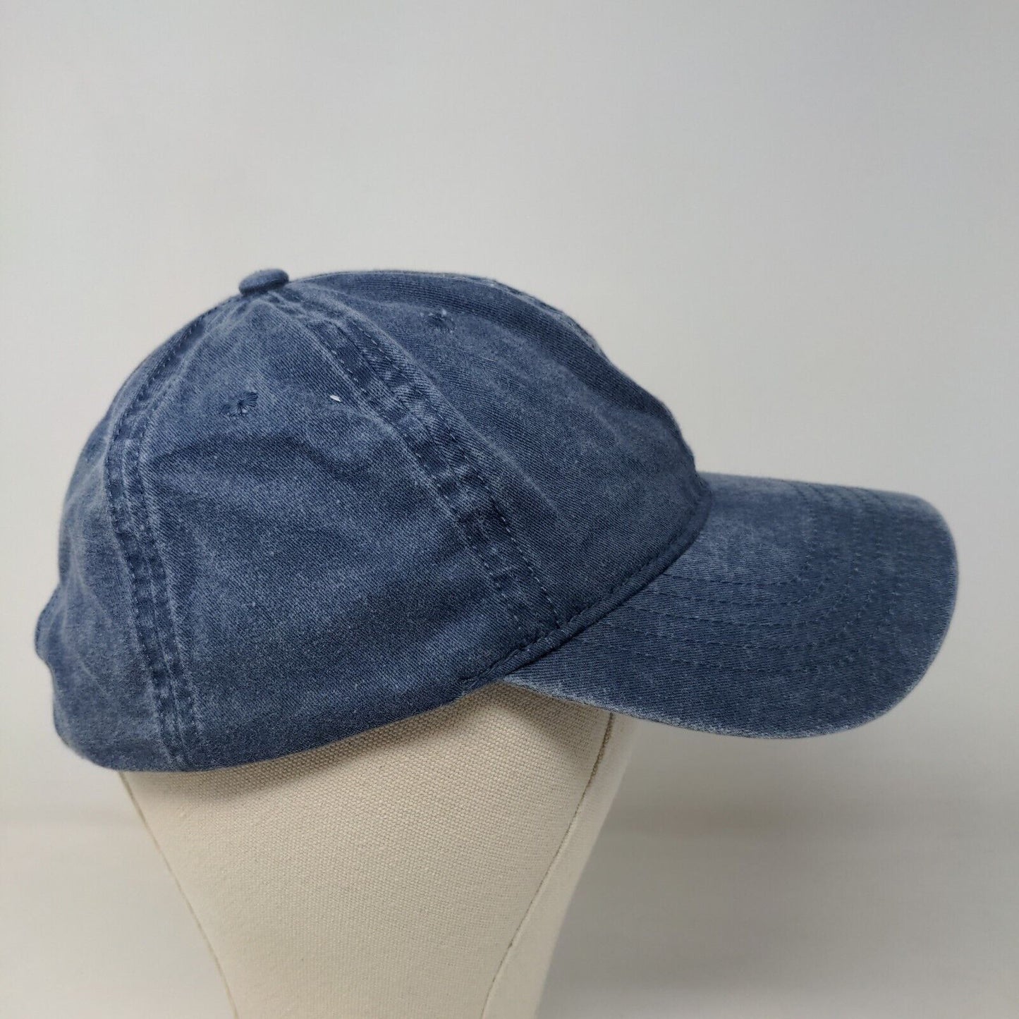 Unbranded Men's Slideback Hat Blue OSFM Adjustable Dark Denim