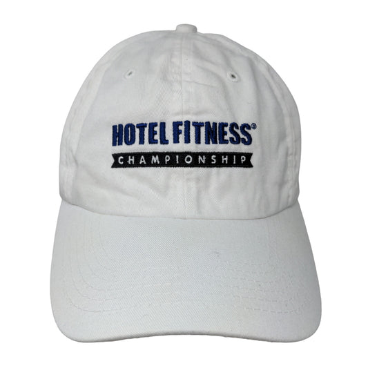 PGA Tour Finals Men's Strapback Hat White OSFA Hotel Fitness Championship