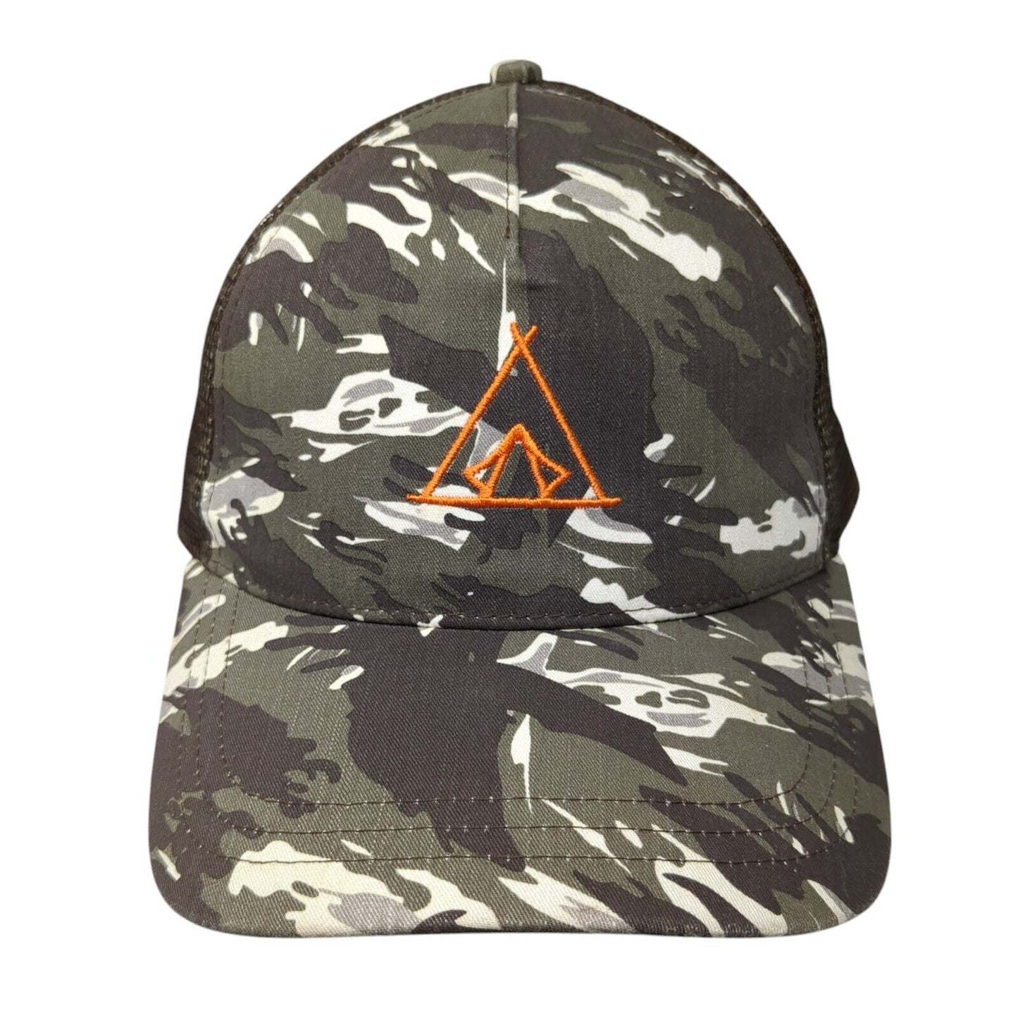 Pistil Snapback Trucker Hat Camouflage One Size Adjustable Embroidered Mesh Back