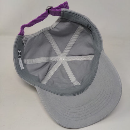 Under Armour Slideback Hat Gray OSFA Adjustable Embroidered UA Free Fit