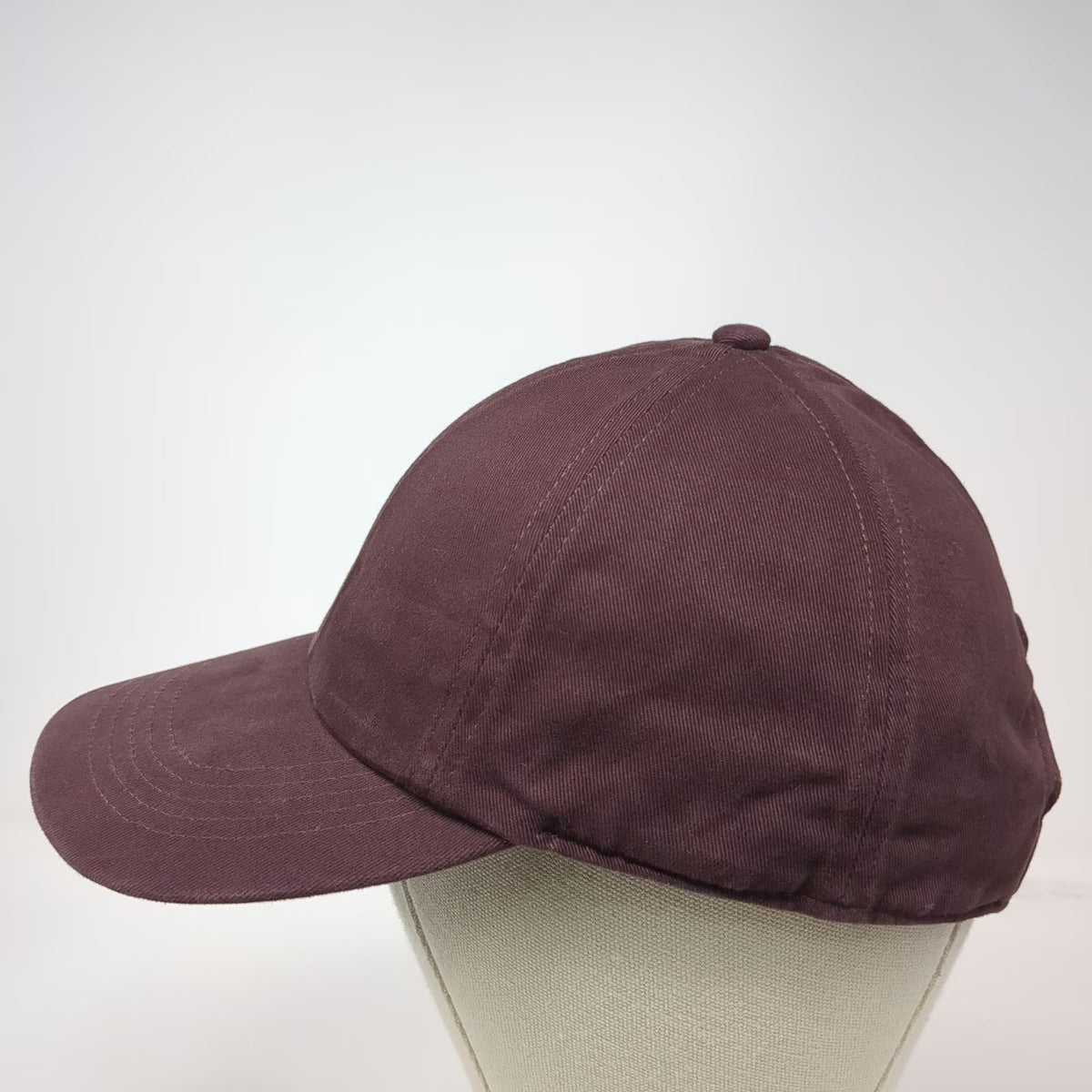Gap Baseball Cap Brown OSFM Adjustable Slideback Cotton Curved Brim Solid Hat