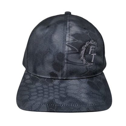 FT Snapback Mesh Back Trucker Hat Camo OSFA Embroidered Richardson