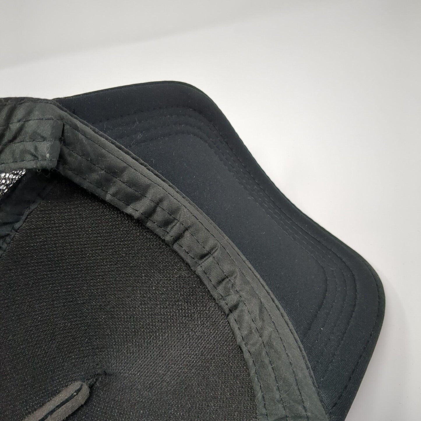 Unbranded Snapback Mesh Back Trucker Hat Black One Size Blank Adjustable