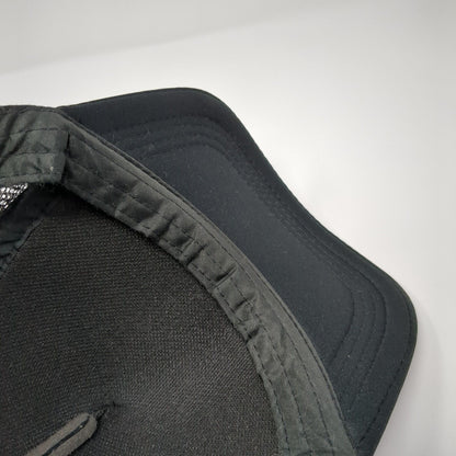 Unbranded Snapback Mesh Back Trucker Hat Black One Size Blank Adjustable