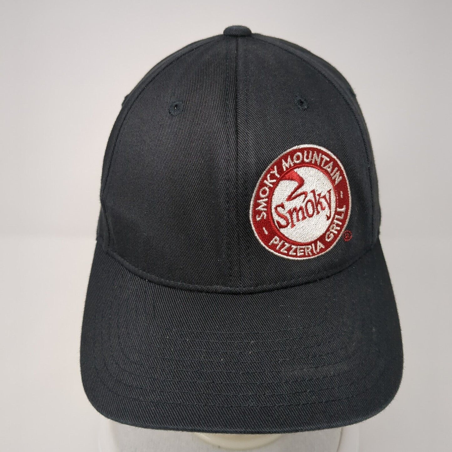 Smoky Mountain Pizzeria Grill Fitted Hat Black L/XL Flexfit Port Authority
