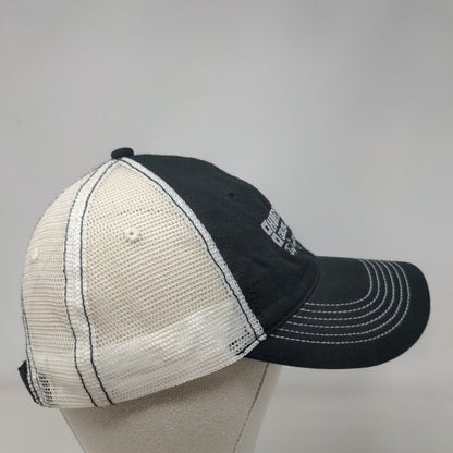 Hurricane Grill & Wings Julington Creek Strapback Trucker Hat Black OS Mesh Back