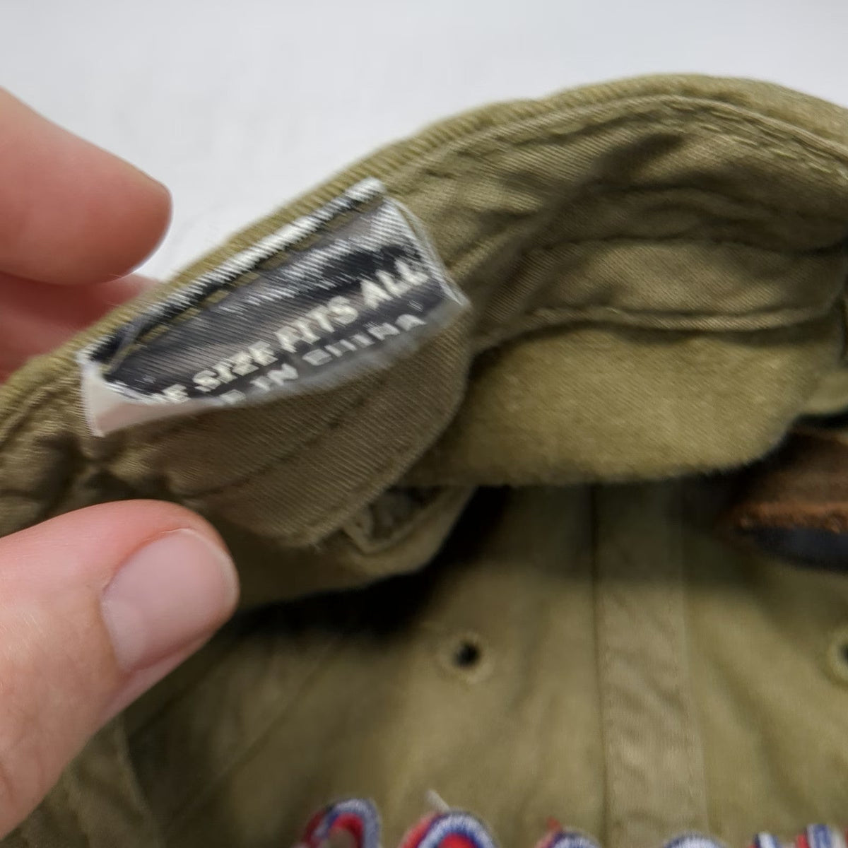 Legacy Baseball Cap Green One Size Yawgoog 2014 Boy Scout Camp Leather Strap Hat