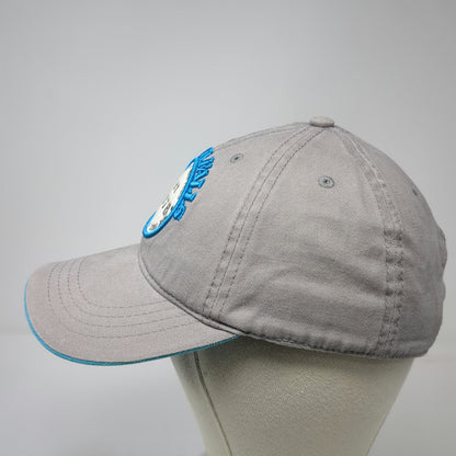 Blooming Onion Baseball Cap Gray Blue One Size Niagara Falls Strapback Hat Patch