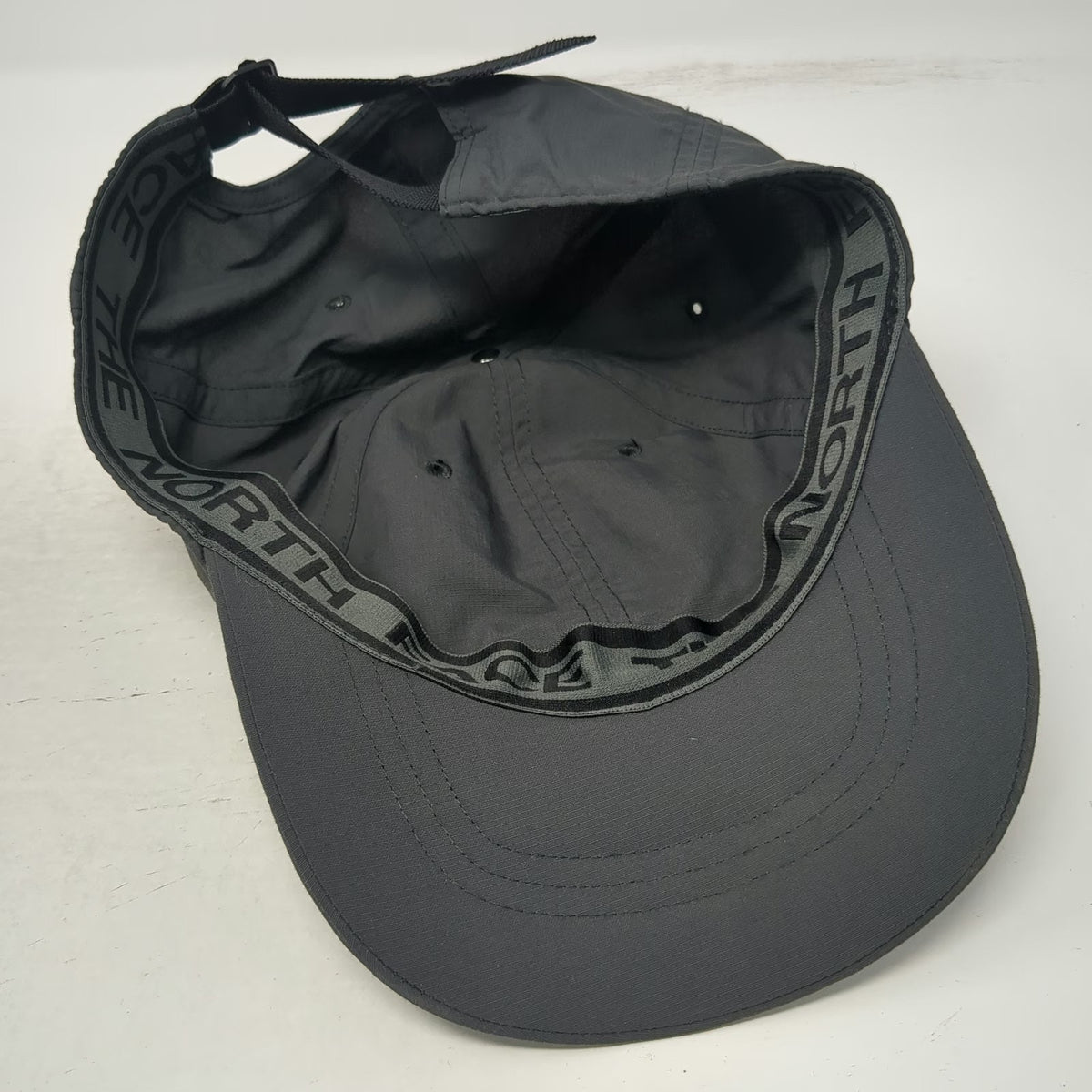 The North Face Baseball Cap Gray One Size Slideback Performance Outdoor Logo Hat