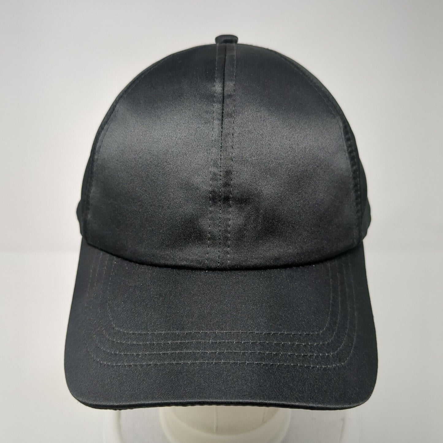 David And Young Strapback Hat Black One Size Adjustable Blank 6 Panel