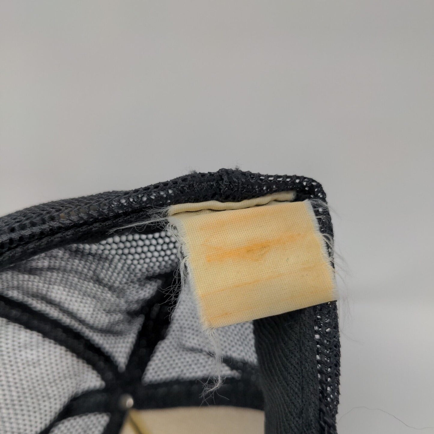 We Support Old Glory Snapback Rope Trucker Hat Black OSFA Mesh Back